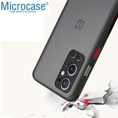 Microcase OnePlus 9 Pro London Serisi Sert Kılıf - Buzlu Siyah