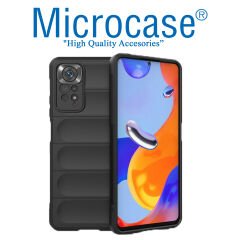 Microcase Xiaomi Redmi Note 11S Miami Serisi Darbeye Dayanıklı Silikon Kılıf - AL3420 Açık Gri