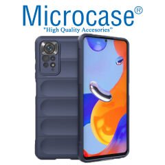 Microcase Xiaomi Redmi Note 11S Miami Serisi Darbeye Dayanıklı Silikon Kılıf - AL3420 Açık Gri