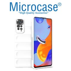 Microcase Xiaomi Redmi Note 11S Miami Serisi Darbeye Dayanıklı Silikon Kılıf - AL3420 Açık Gri