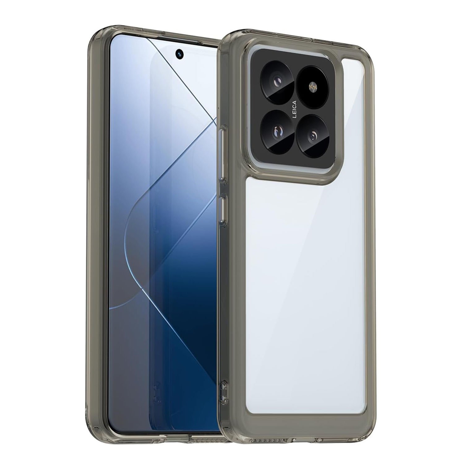 Microcase Xiaomi 14 Global  Shield Serisi Darbeye Dayanıklı Yarı Esnek Plastik Tpu Kılıf - AL8100