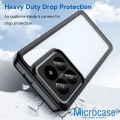 Microcase Xiaomi 14 Global  Shield Serisi Darbeye Dayanıklı Yarı Esnek Plastik Tpu Kılıf - AL8100