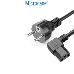 Microcase L Tip 90 Derece 1.5 Metre PSU Güç Power Kablosu AL4420