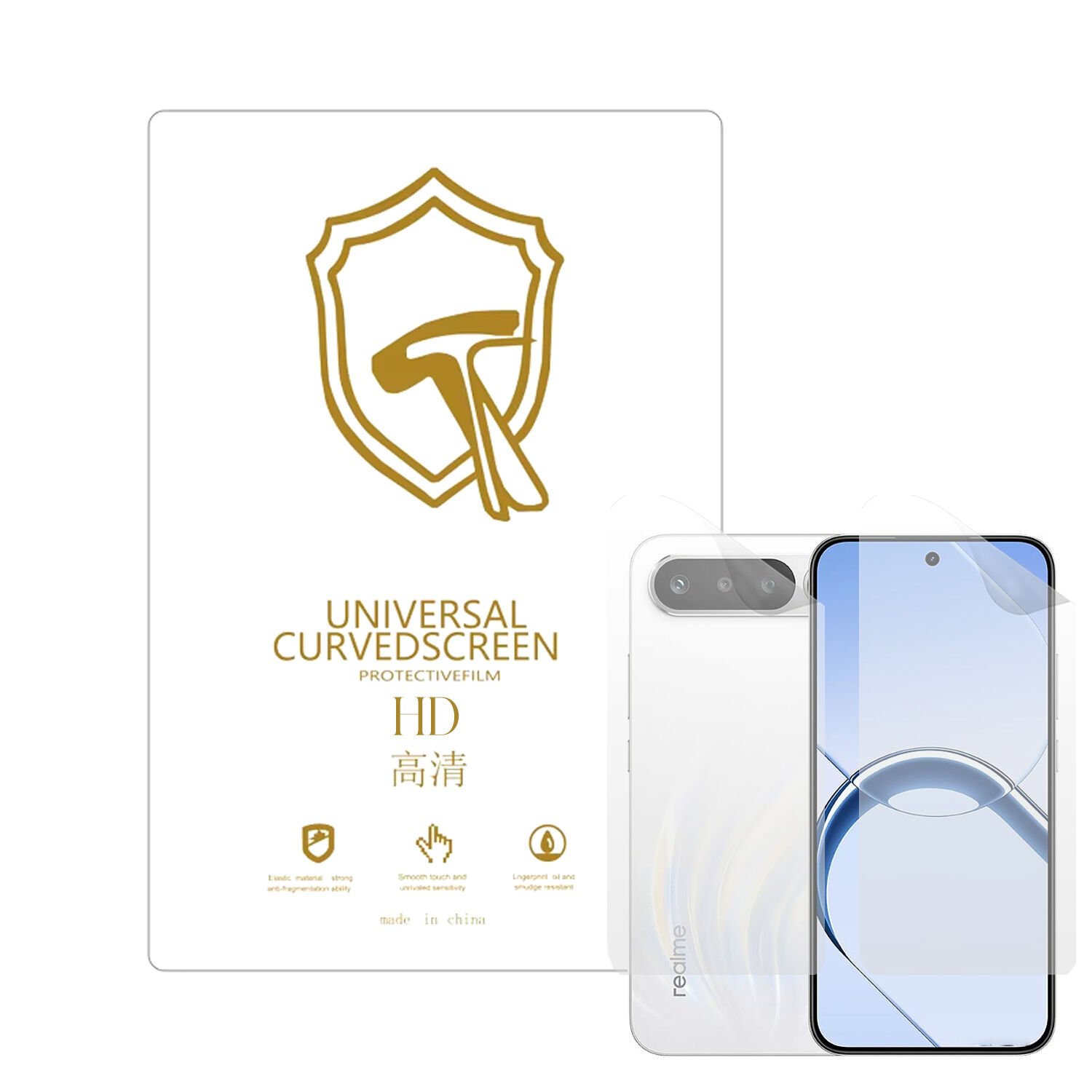 Microcase Realme 16 ile Uyumlu Full Tpu Ön Arka Nano Koruma- EKM103