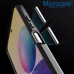 Microcase Xiaomi Redmi Note 11R Global-Poco M4 5G Brushed Carbon Fiber Silikon Kılıf - Siyah AL3332