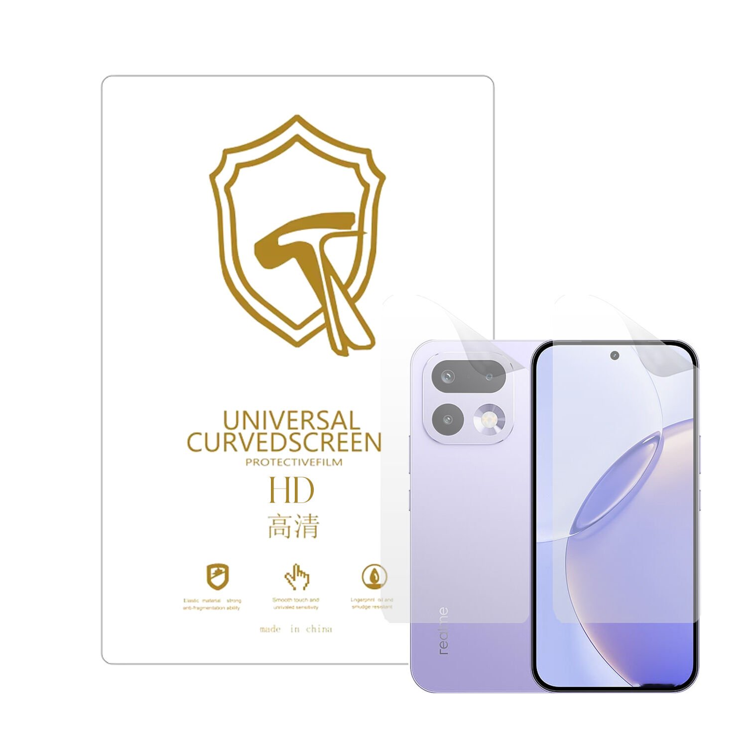 Microcase Realme 16 Pro ile Uyumlu Full Tpu Ön Arka Nano Koruma- EKM103