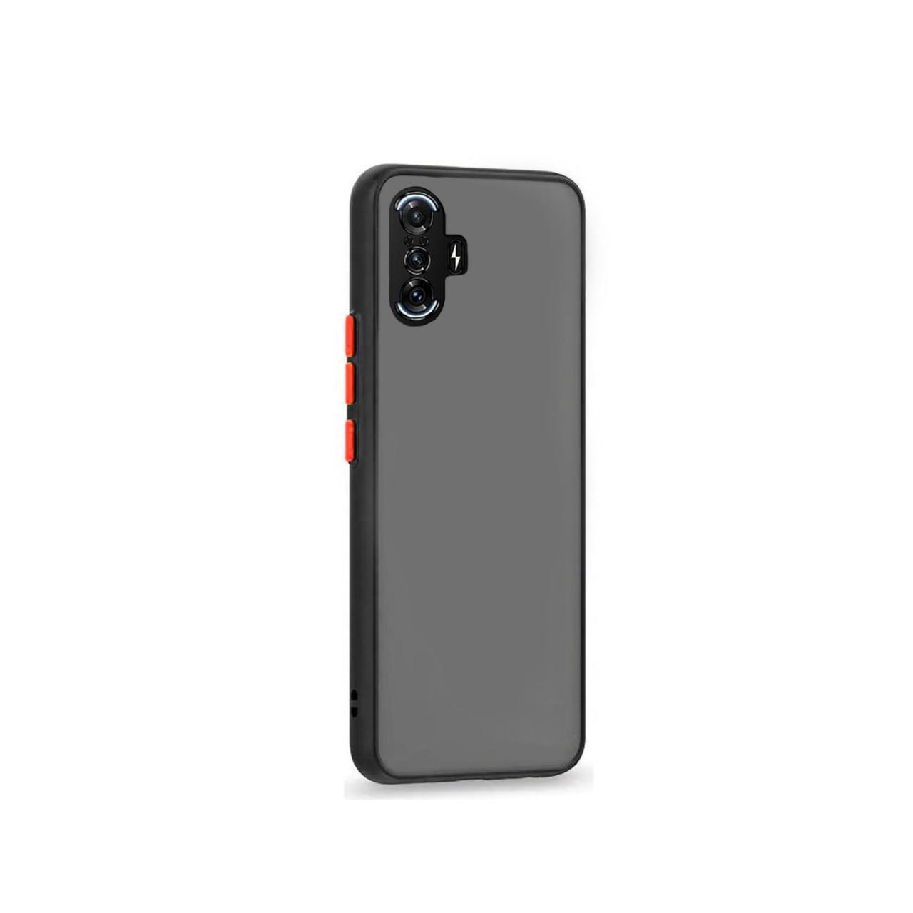 Microcase Xiaomi Redmi K40 Gaming London Serisi Sert Kılıf Buzlu Siyah