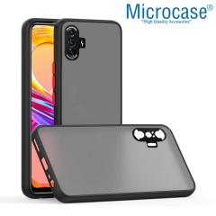 Microcase Xiaomi Redmi K40 Gaming London Serisi Sert Kılıf Buzlu Siyah