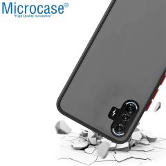 Microcase Xiaomi Redmi K40 Gaming London Serisi Sert Kılıf Buzlu Siyah