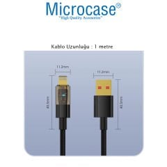 Microcase Smart Chip Akıllı Lightning USB Şarj ve Data Kablosu 1m - AL3197
