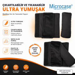 Microcase Emniyet Kemeri Uyku Yastığı Baş Koyma Padi Oto Yastık 2 AD AL5632