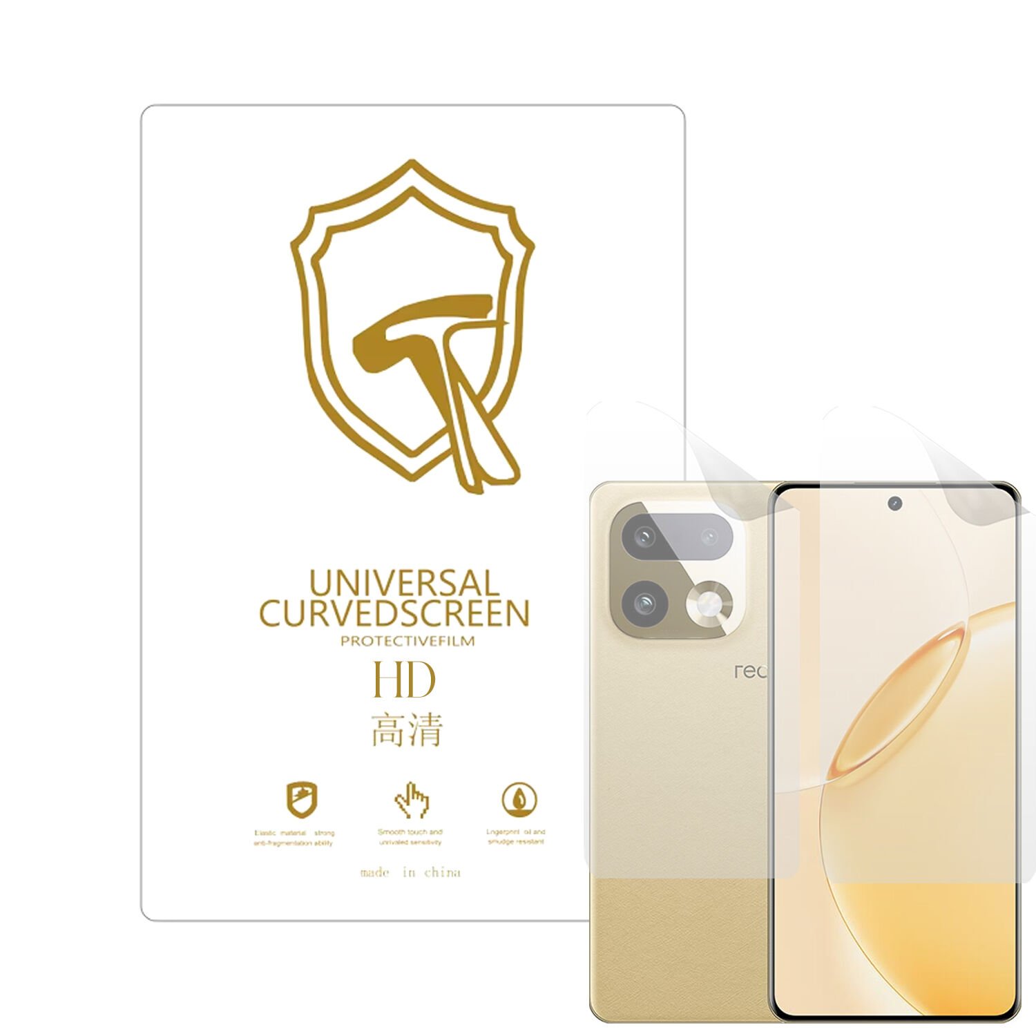 Microcase Realme 16 Pro Plus ile Uyumlu Full Tpu Ön Arka Nano Koruma- EKM103