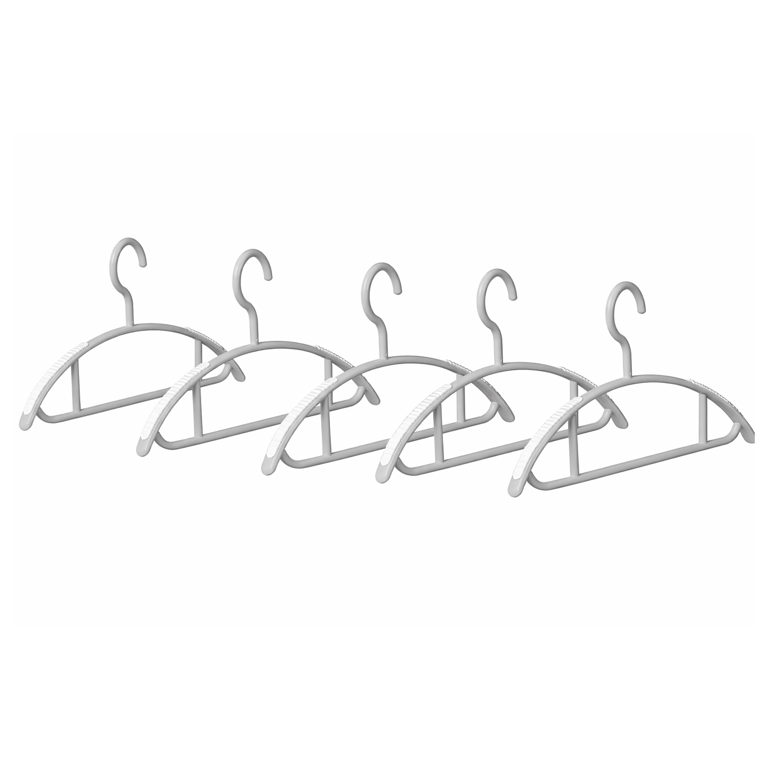 Microcase Plastik Kaliteli Kaydırmaz Pad'li Elbise Askılığı 5 ADET AL5710