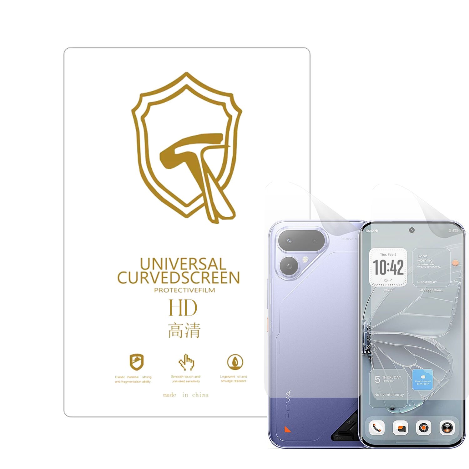 Microcase Tecno Pova Curve 2 ile Uyumlu Full Tpu Ön Arka Nano Koruma- EKM103