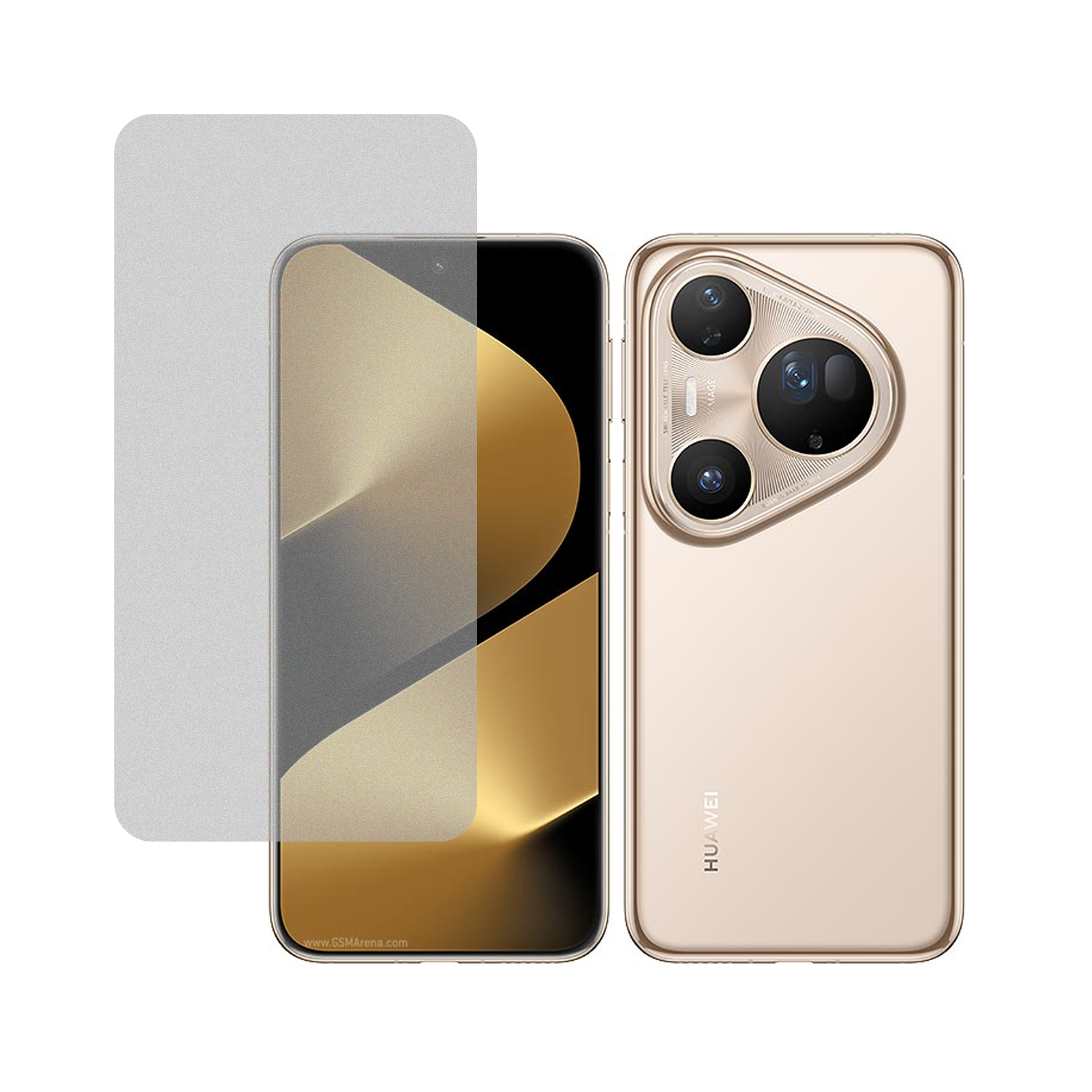 Microcase Huawei Pura 80 Ultra Tam Kaplayan Çerçeveli Mat Cam Koruma - AL3124