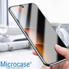 Microcase Xiaomi Poco M5s Global için Privacy Gizlilik Filtreli Tam Kaplayan Cam Koruma - AL3125