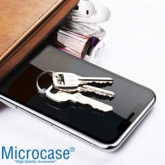 Microcase Xiaomi Poco M5s Global için Privacy Gizlilik Filtreli Tam Kaplayan Cam Koruma - AL3125