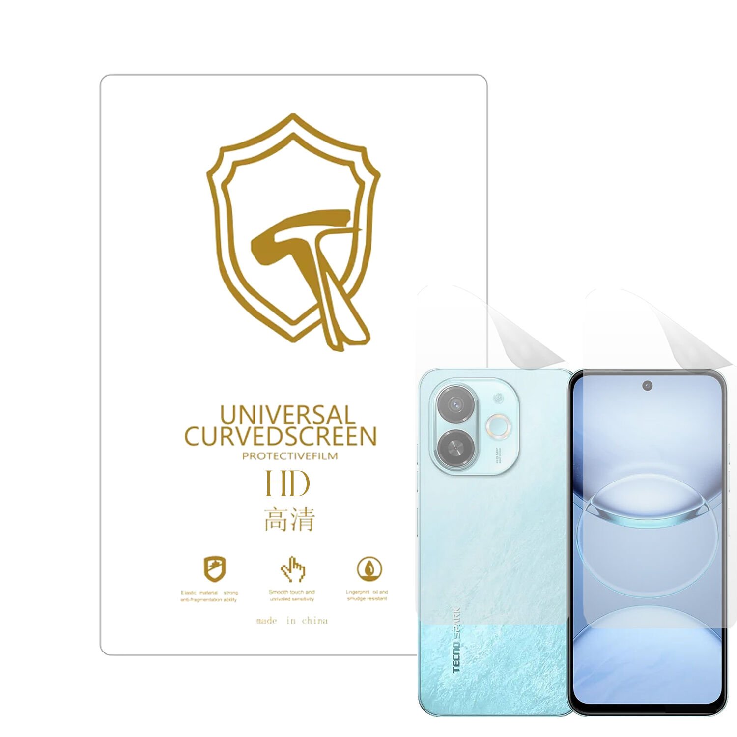 Microcase Tecno Spark 30C 5G ile Uyumlu Full Tpu Ön Arka Nano Koruma- EKM103