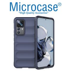 Microcase Xiaomi Mi 12T /Xiaomi Mi 12T Pro Miami Serisi Darbeye Dayanıklı Silikon Kılıf - AL3420 Açık Gri