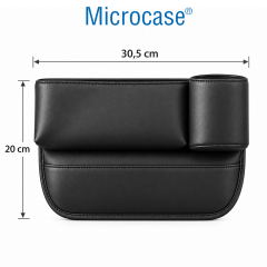 Microcase İçecek Bölmeli Oto Araç Koltuk Yanı Eşya Düzenleyici Organizer 2in1 Sağ Sol Set AL7014