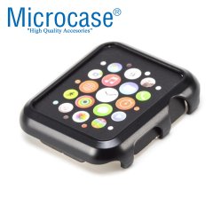 Microcase Apple watch 38 mm seri 1 2 3 Slim Sert Rubber Kılıf