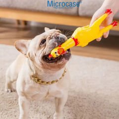 Microcase Ses Çıkaran Eğlenceli Çocuk Kedi Köpek Tavuk Oyuncak AL4413