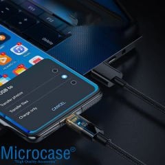 Microcase Smart Chip Akıllı Micro USB - USB Şarj ve Data Kablosu 1m - AL3198