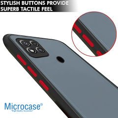 Microcase Xiaomi Redmi 10A London Serisi Darbeye Dayanıklı Kılıf - Siyah AL3415