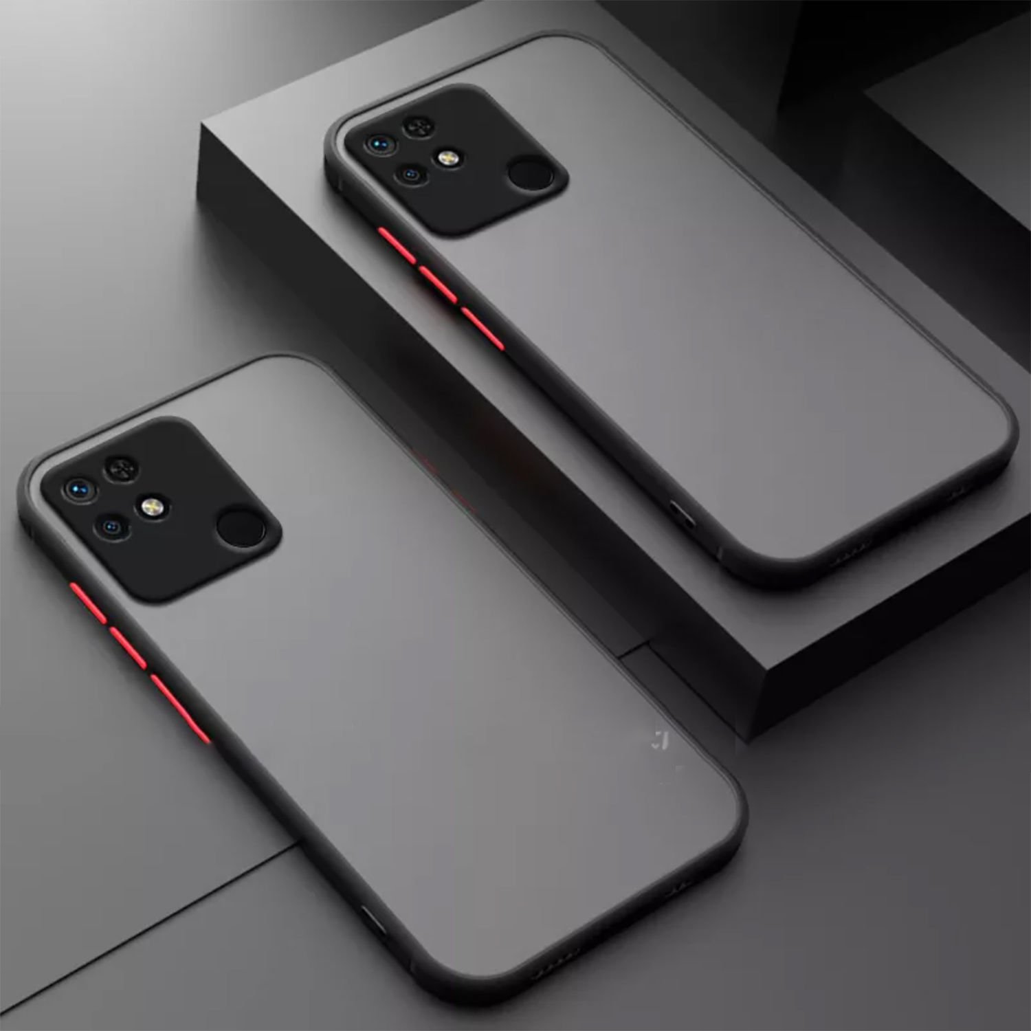 Microcase Xiaomi Redmi 10A London Serisi Darbeye Dayanıklı Kılıf - Siyah AL3415