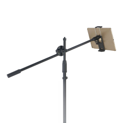Microcase 55 cm Ayarlanabilir 1/4 Vida Uçlu Tripod Uzatma Kolu – Mikrofon Standı İçin Bağlantı Kelepçeli Boom Kolu - AL5900