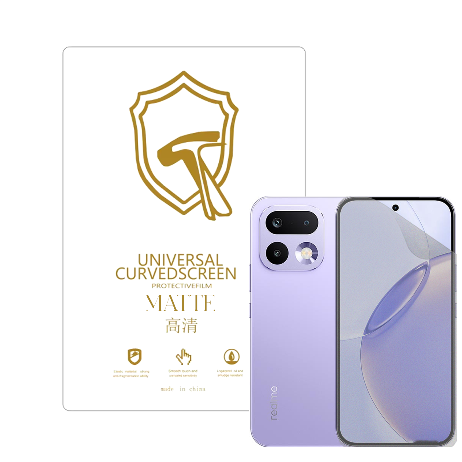 Microcase Realme 16 Pro ile Uyumlu Tpu Nano Mat Ekran Koruma Filmi EKM107