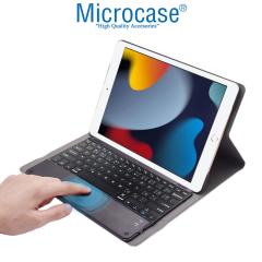 Microcase iPad 9.Nesil 2021 10.2 Bluetooth Touchpad Klavye+Standlı Kılıf BKK5