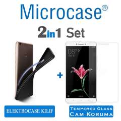 Microcase Xiaomi Mi Max 2 Elektrocase Serisi Silikon Kılıf + CAM