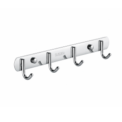 Microcase Duvara Monte Paslanmaz Çelik 4 Askılıklı Elbise ve Eşya Askılığı AL5712