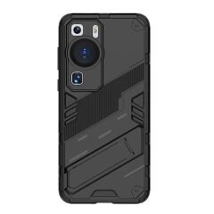 Microcase Huawei P60 / P60 Pro Matrix Serisi Armor Standlı Perfect Koruma Kılıf - Siyah AL3416