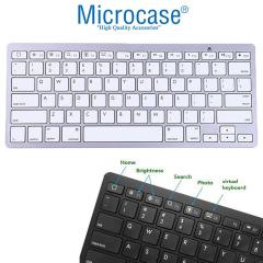 Microcase iPad 9.Nesil 10.2 inch 2021 Bluetooth Klavye + Tablet Standı