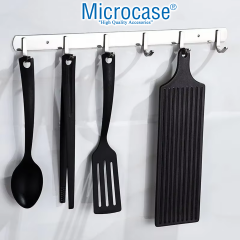 Microcase Duvara Monte Paslanmaz Çelik 6 Askılıklı Elbise ve Eşya Askılığı 2 ADET AL5713