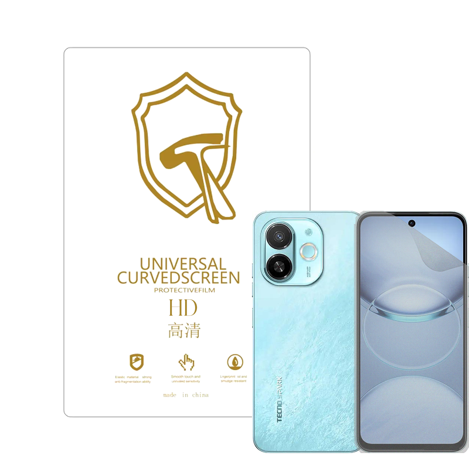 Microcase Tecno Spark 30C 5G ile Uyumlu Tpu Nano Mat Ekran Koruma Filmi EKM107