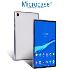 Microcase Lenovo TAB M10 10.3 inch TB-X606 X606F Silikon Soft Kılıf - Şeffaf + Ekran Koruma Filmi