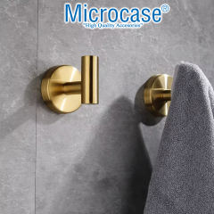 Microcase Kendinden Yapışkanlı Çok Amaçlı Metal Askılık Mat Gold 1 ADET AL5715
