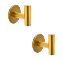 Microcase Kendinden Yapışkanlı Çok Amaçlı Metal Askılık Mat Gold 2 ADET AL5715