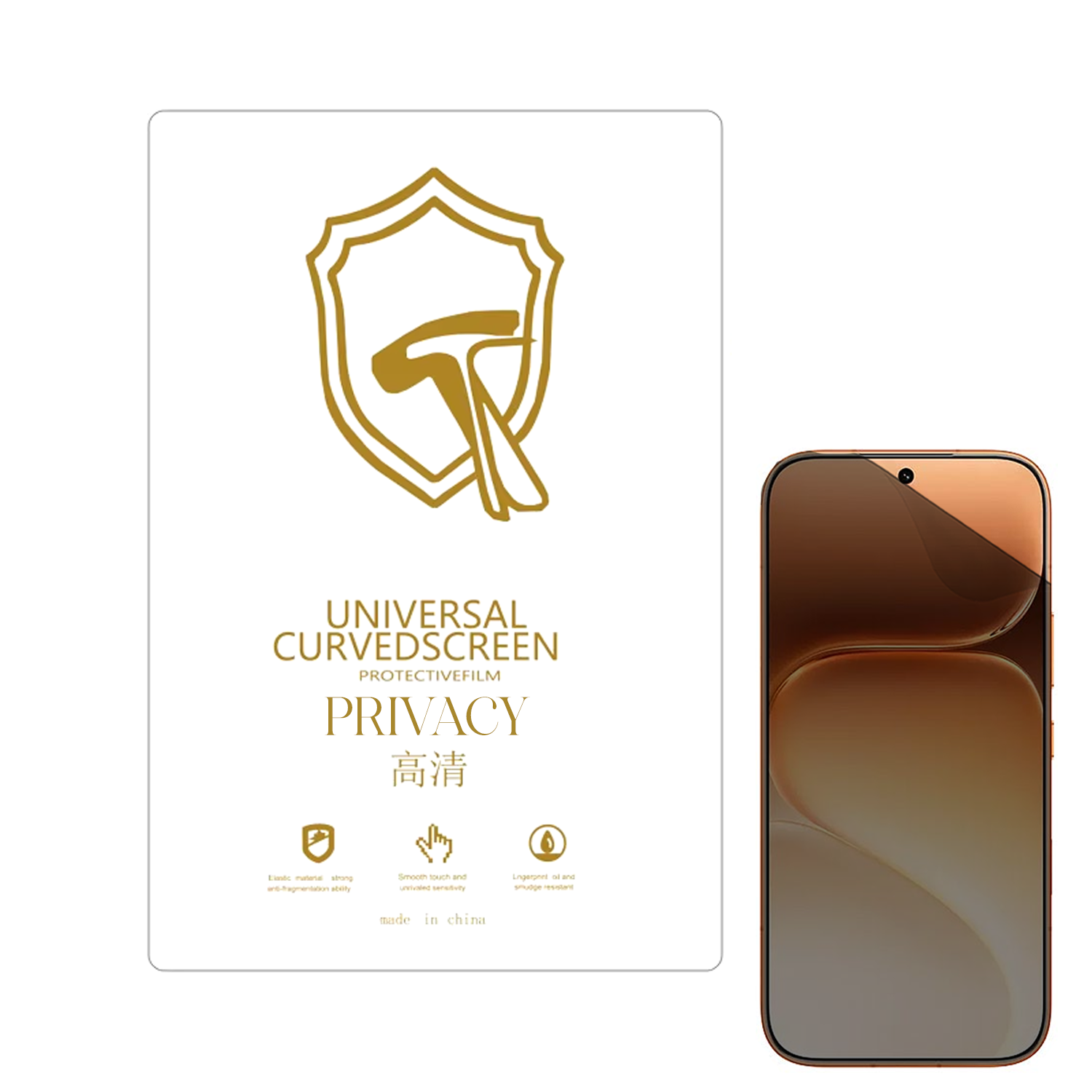 Microcase HONOR 600 ile Uyumlu Privacy Gizlilik Filtreli Hayalet Nano Ekran Koruyucu-EKM110