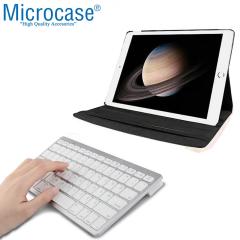 Microcase iPad 9.Nesil 10.2 2021 360 Döner Standlı Kılıf+Bluetooth Klavye