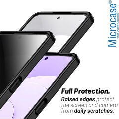 Microcase huawei mate 60 pro plus   Luna Serisi Köşe Korumalı Sert Rubber Kılıf - AL3422 Siyah
