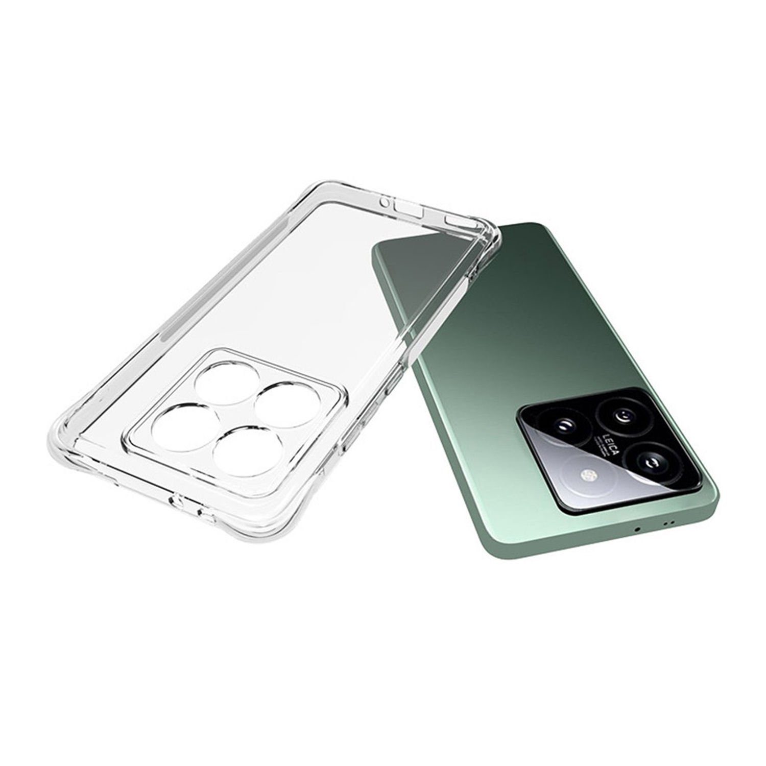 Microcase Xiaomi 14T Pro ile Uyumlu Slim Serisi Soft TPU Silikon Kılıf - Şeffaf AL3324