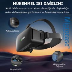 VRPARK  V6  3D Sanal Gerçeklik Gözlüğü + VR Kablosuz Bluetooth Kumanda-AL4748