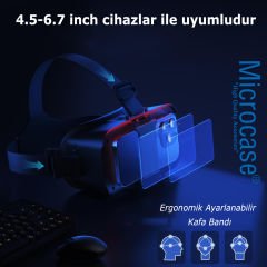 VRPARK  V6  3D Sanal Gerçeklik Gözlüğü + VR Kablosuz Bluetooth Kumanda-AL4748
