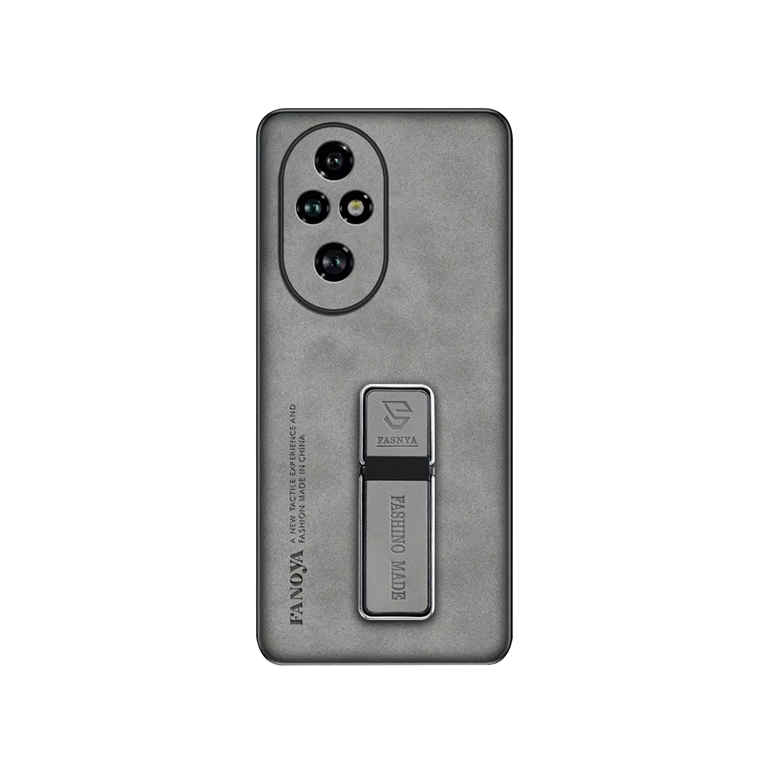Microcase Honor 200 ile Standlı Deri Kaplama Kılıf-AL5136