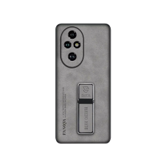 Microcase Honor 200 ile Standlı Deri Kaplama Kılıf-AL5136