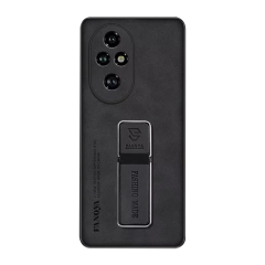 Microcase Honor 200 ile Standlı Deri Kaplama Kılıf-AL5136